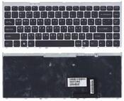 Клавиатура для ноутбука Sony Vaio (VGN-FW) Черный, (Серебряный фрейм) RU