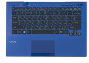 Клавиатура для ноутбука Sony Vaio (VPC-SB) Черный, (Blue TopCase), Русский (for fingerprint reader)
