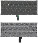 Клавиатура для ноутбука Apple MacBook Air 2010+ (A1369) Черный, (Без фрейма), Русский (плоский энтер)