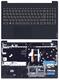 Клавиатура для ноутбука Lenovo IdeaPad S340-15IWL Черный, (Dark blue TopCase) RU