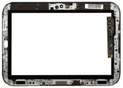 Тачскрин (Сенсор) для планшета Lenovo IdeaPad K1 черный с рамкой