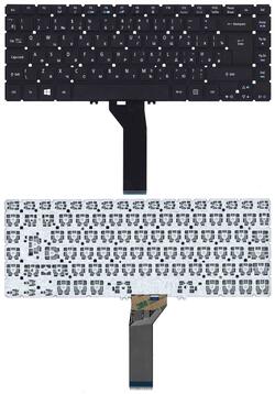 Клавиатура для ноутбука Acer Aspire (R7-571) с подсветкой (Light), Черный, (Без фрейма), Русский широкий Enter