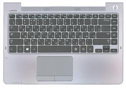 Клавиатура для ноутбука Samsung (535U4C) Черный, (Серый TopCase), RU