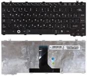 Клавиатура для ноутбука Toshiba Satellite (U500, U505, U400, U405, A600, T130, T135, Portege M800, M900) Черный, Glossy, Русский (вертикальный энтер)