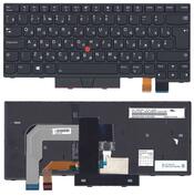 Клавиатура для ноутбука Lenovo Thinkpad (T470) Черный с подсветкой (Light), (Черный фрейм), RU