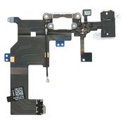 Шлейф с разъемом питания (Dock Connector) для Apple iPhone 5 белый, Шлейф питания iPhone 5 WH