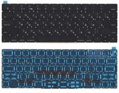 Клавиатура для ноутбука Apple MacBook (A1706) с подсветкой (Light), Черный, (Без фрейма), Русский (горизонтальный энтер)