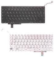 Клавиатура для ноутбука Apple MacBook Pro (A1297) Черный, (Без фрейма), Русский (горизонтальный энтер)