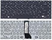 Клавиатура для ноутбука Acer Aspire R7-571, R7-571G, R7-572, R7-572G с подсветкой (Light), Черный, (Без фрейма), RU