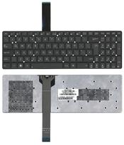 Клавиатура для ноутбука Asus (K55, X501) Черный, (Без фрейма) Русский (вертикальный энтер)