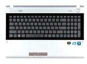 Клавиатура для ноутбука Samsung (RV511) Черный, (Серый TopCase), RU