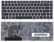 Клавиатура для ноутбука Sony Vaio (VPC-S11, VPC-S12, VPC-S13, VPC-S14) Черный, (Серебряный фрейм) RU