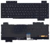 Клавиатура для ноутбука Asus ROG Strix SCAR Edition GL503VS с подсветкой (Белый Light), Черный, (Без фрейма) RU