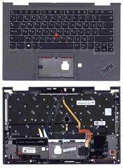 Клавиатура для ноутбука Lenovo Thinkpad X1 Yoga 4th Gen Черный, (Серый TopCase) RU