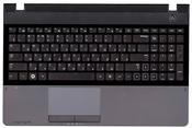 Клавиатура для ноутбука Samsung (300E5A) Черный, (Серый TopCase), RU