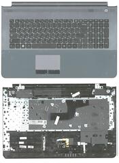 Клавиатура для ноутбука Samsung (RC720) Черный, с топ панелью (Серый), RU Клавиатура для ноутбука Samsung (RC720) Черный, с топ панелью (Серый), RU