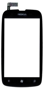 Тачскрин (Сенсор) для смартфона Nokia Lumia 610 черный
