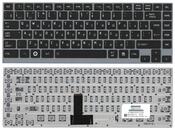 Клавиатура для ноутбука Toshiba Satellite (Z930, U900, U920T, U840, U800) Черный, (Серый фрейм) RU