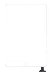 Тачскрин (Сенсор) для планшета Apple Ipad mini 2 (retina) A1489, A1490, A1491 белое Тачскрин (Сенсор) для планшета Apple Ipad mini 2 (retina) A1489, A1490, A1491 белое