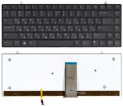 Клавиатура для ноутбука Dell Studio XPS (13, 1340, 16, 1640, 1645, 1647) с подсветкой (Light) Черный, RU