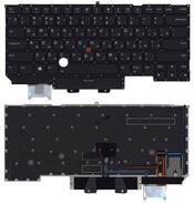 Клавиатура для ноутбука Lenovo ThinkPad X1 carbon Gen 6 2018 с подсветкой (Light), Черный, (Без фрейма), RU