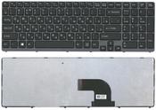 Клавиатура для ноутбука Sony Vaio (SVE17) Черный, (Серый фрейм) RU Клавиатура для ноутбука Sony Vaio (SVE17) Черный, (Серый фрейм) RU