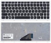 Клавиатура для ноутбука Lenovo IdeaPad (U310) Black, (Белый фрейм), RU Клавиатура для ноутбука Lenovo IdeaPad (U310) Black, (Белый фрейм), RU