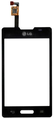 Тачскрин (Сенсор) для смартфона LG Optimus L4 II E440 черный