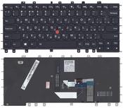 Клавиатура для ноутбука Lenovo ThinkPad (Yoga S1) с подсветкой (Light), с указателем (Point Stick), Черный, Черный фрейм, RU Клавиатура для ноутбука Lenovo ThinkPad (Yoga S1) с подсветкой (Light), с указателем (Point Stick), Черный, Черный фрейм, RU