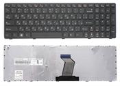 Клавиатура для ноутбука Lenovo IdeaPad (B570, V570, Z570, Z575) Черный, (Черный фрейм), RU
