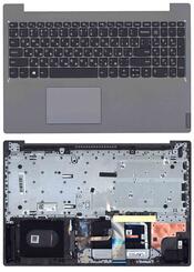 Клавиатура для ноутбука Lenovo Ideapad L3-15IML05 Черный, (Серый TopCase), RU