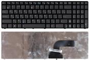 Клавиатура для ноутбука Asus K52 K53 G73 A52 G60 Черный, (Черный фрейм) RU