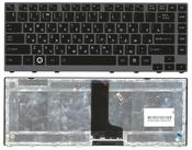 Клавиатура для ноутбука Toshiba Satellite (M600, M640, M645, M650, P740, P745) Черный, (Серый фрейм) RU