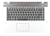 Клавиатура для ноутбука Samsung (P330) Черный, (Белый TopCase), RU