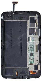 Матрица с тачскрином для Samsung Galaxy Tab 3 7,0 SM-T211 белый с рамкой