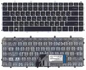 Клавиатура для ноутбука HP Envy (4-1000) Черный, (Серебряный фрейм) RU