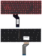Клавиатура для ноутбука Acer Nitro 5 AN515-51 с подсветкой (Light), Черный, RU