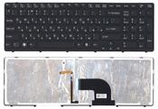 Клавиатура для ноутбука Sony Vaio (SVE15) с подсветкой (Light), Black, (Черный фрейм) RU Клавиатура для ноутбука Sony Vaio (SVE15) с подсветкой (Light), Black, (Черный фрейм) RU