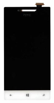 Матрица с тачскрином для HTC Windows Phone 8S (A620e) черный + белый Матрица с тачскрином для HTC Windows Phone 8S (A620e) черный + белый