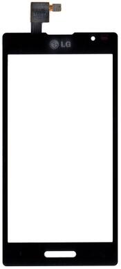 Тачскрин (Сенсор) для смартфона LG Optimus L9 P760, P765, P768 черный Тачскрин (Сенсор) для смартфона LG Optimus L9 P760, P765, P768 черный