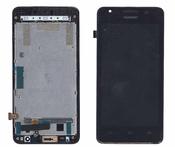 Матрица с тачскрином для Huawei Ascend G510 с рамкой черный