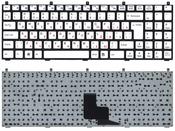 Клавиатура для ноутбука DNS (W765S) Белый, (Без фрейма) RU
