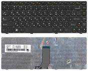 Клавиатура для ноутбука Lenovo IdeaPad (Z470, G470Ah, G470GH, Z370) Черный, (Черный фрейм), RU