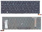 Клавиатура для ноутбука Acer Aspire R13 R7-371T, R7-371 Черный, с подсветкой (Light), (Без фрейма), RU