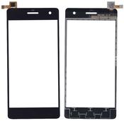 Тачскрин (Сенсор) для смартфона Micromax Canvas Knight A350 черный Тачскрин (Сенсор) для смартфона Micromax Canvas Knight A350 черный