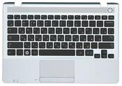 Клавиатура для ноутбука Samsung (NP300U1A) Черный, (Серебряный TopCase), RU