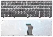 Клавиатура для ноутбука Lenovo IdeaPad B570 B580 V570 Z570 Z575 B590 Черный, (Серый фрейм) RU Клавиатура для ноутбука Lenovo IdeaPad B570 B580 V570 Z570 Z575 B590 Черный, (Серый фрейм) RU