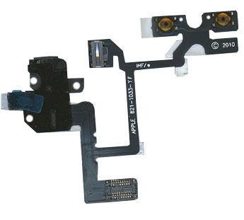 Шлейф аудио-разъема для Apple iPhone 4 черный Шлейф аудио-разъема для Apple iPhone 4 черный