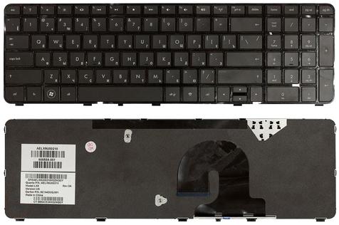 Клавиатура для ноутбука HP Pavilion (DV7-4000) Black, (Черный фрейм) RU