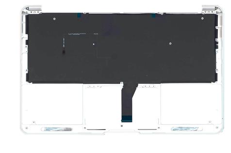Клавиатура для ноутбука Apple MacBook Air 2013+ (A1465) Black, (Silver TopCase), Русский (горизонтальный энтер) Клавиатура для ноутбука Apple MacBook Air 2013+ (A1465) Black, (Silver TopCase), Русский (горизонтальный энтер) - фото 2